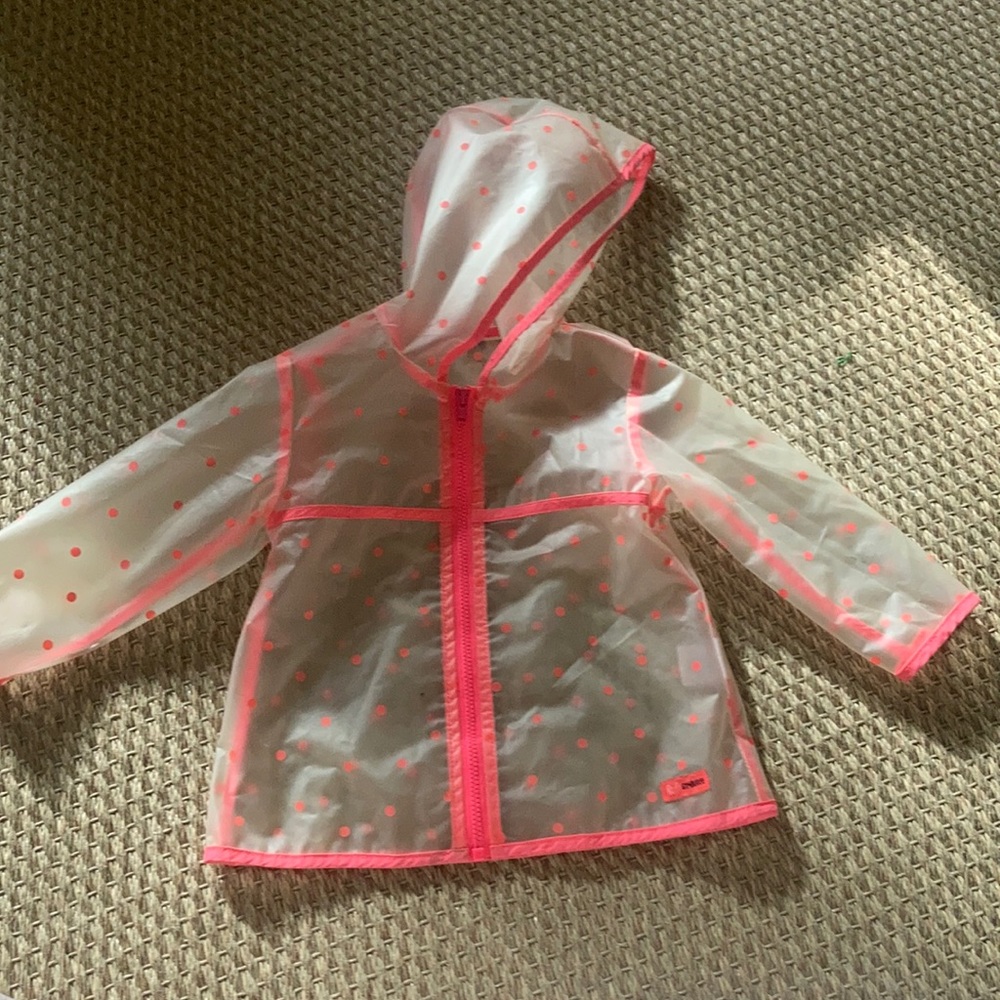 Toddler girl rain jacket